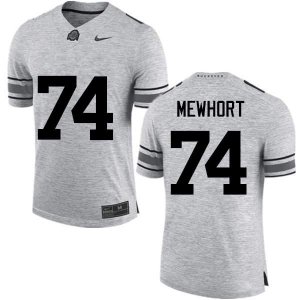 Men's Ohio State Buckeyes #74 Jack Mewhort Gray Nike NCAA College Football Jersey July XTW6044GJ